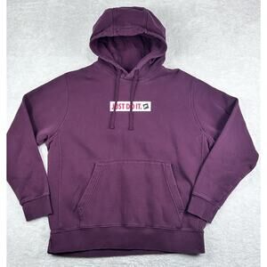 Nike Hoodie Mens Large Maroon Just Do It Swoosh Pullover Jacket BV5094-681